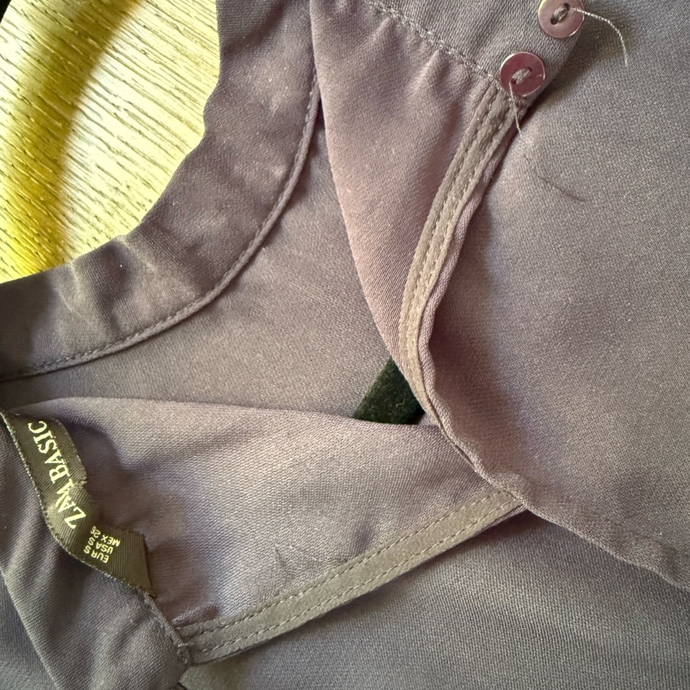 Zara Basic Purple Blouse - image 2